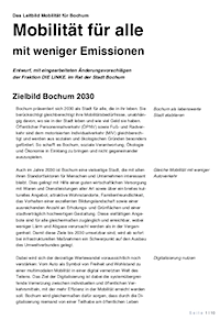 Entwurf der Linksfraktion für das
